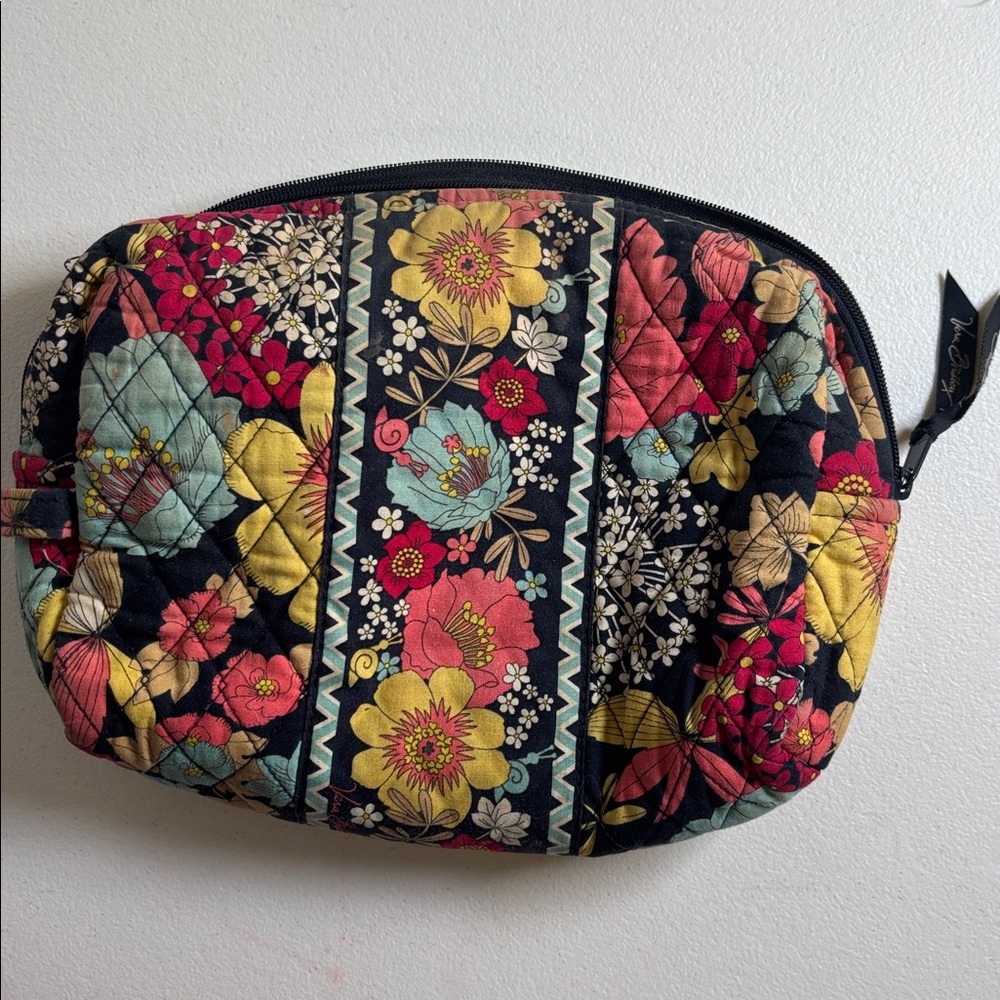 Vera Bradley Large Cosmetic Case makeup bag